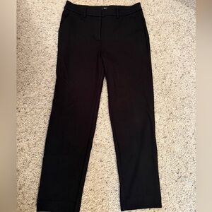 Simply Vera Vera Wang Black Straight-Leg Dress Trousers